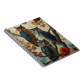 Eulen Vintage Notizblock (Rechte Seite)