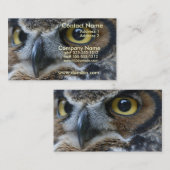 Eulen-Visitenkarte Visitenkarte (Vorne/Hinten)