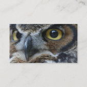 Eulen-Visitenkarte Visitenkarte (Rückseite)