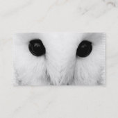 Eulen-Visitenkarte Visitenkarte (Rückseite)