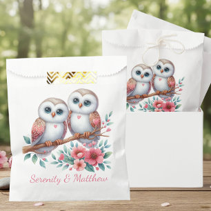 Eulen-Wald-Boho-Landhochzeit Geschenktütchen