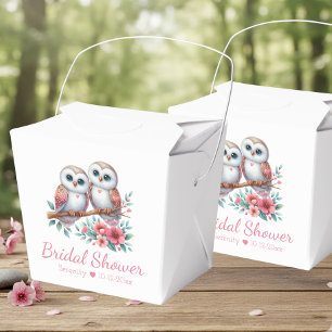 Eulen-Wald-Boho-Rustikale-Land-Hochzeitsdusche Geschenkschachtel