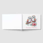 Eulen-Wald-Boho-Rustikale-Landhochzeit Gästebuch (Voll)