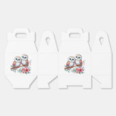 Eulen-Wald-Boho-Rustikale-Landhochzeit Geschenkschachtel (Ungeklappt)