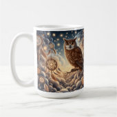 Eulen-Weihnachten Kaffeetasse (Links)