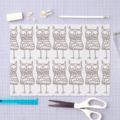 Eulen-Wiederholungs-Muster Seidenpapier (Handwerk)