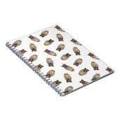 Eulen-Wurf-Notizbuch Notizblock (Rechte Seite)