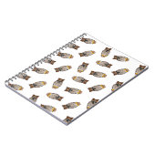 Eulen-Wurf-Notizbuch Notizblock (Linke Seite)