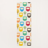 Eulen Yogamatte (Rückseite)