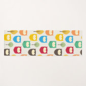 Eulen Yogamatte (Vorderseite (Horizontal))