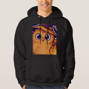 Eulen-Zauberlaterne Halloween Hoodie