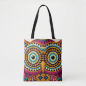 Eulenaugen-Folk-Art Tasche (Vorderseite)