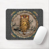 Eulenaugen-Mauspad Mousepad (Mit Mouse)