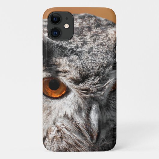 Eulenblick Case-Mate iPhone Hülle (Rückseite)