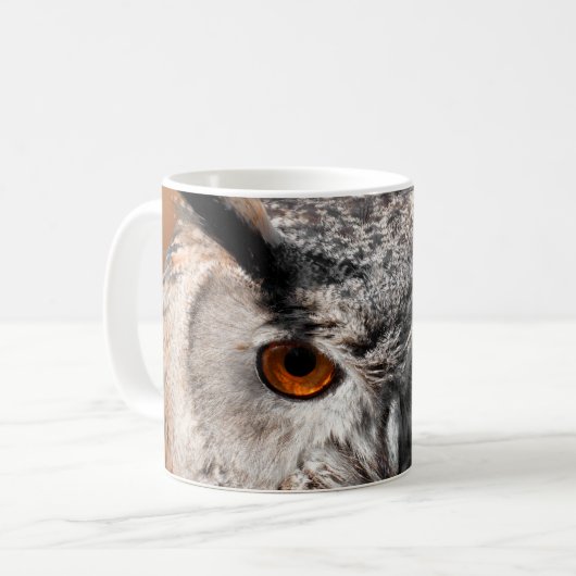 Eulenblick Kaffeetasse (Vorderseite Links)