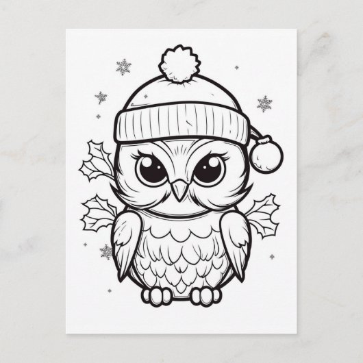 Eulenfarben Postkarte (Vorderseite)