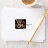 Eulenforscher Adressaufkleber (Insitu)