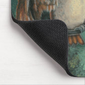 Eulenfreunde Eulenkunst Mousepad (Ecke)