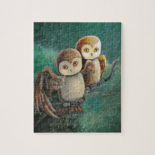 Eulenfreunde Eulenkunst Puzzle