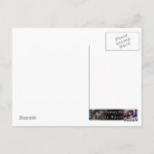 Eulenfreundschaft und Feenpostkarte Postkarte (Rückseite)