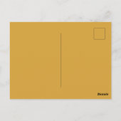 Eulengänseblümchen Postkarte (Rückseite)