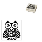 Eulenillustrations-Kunststempel Gummistempel (Stempel)