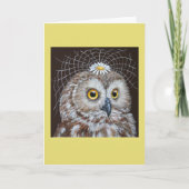 Eulenkarte Karte (Vorderseite)