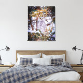 Eulenkarte Leinwanddruck (Insitu (Schlafzimmer))