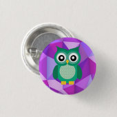 Eulenknopf Button (Vorne & Hinten)