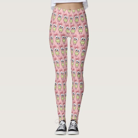 Eulenleggings Leggings (Vorderseite)