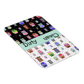 Eulenliebhaber Geschirrspülmaschine Magnet (Rechte Seite)