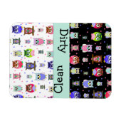 Eulenliebhaber Geschirrspülmaschine Magnet (Horizontal)