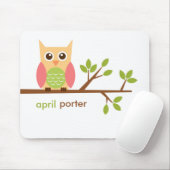 EulenMausunterlage Mousepad (Mit Mouse)