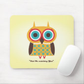 EulenMausunterlage Mousepad (Mit Mouse)