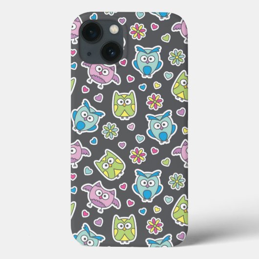 Eulenmuster Case-Mate iPhone Hülle (Rückseite)