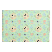 Eulenmuster Kissenbezug (Rückseite)