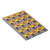 Eulenmuster Notizblock (Rechte Seite)