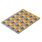 Eulenmuster Notizblock (Linke Seite)