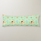 Eulenmuster Seitenschläferkissen (Vorderseite)