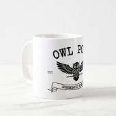 Eulenpost-Kaffeetasse Kaffeetasse (Vorderseite Links)