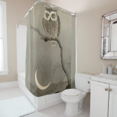 Eulenprint Duschvorhang (Beispiel)