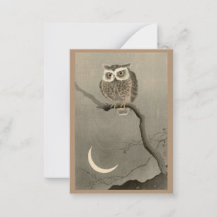 Eulenprint Mitteilungskarte