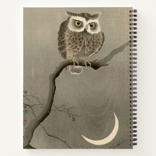 Eulenprint Notizblock (Rückseite)