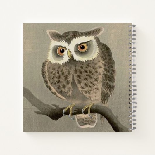 Eulenprint Notizblock (Rückseite)