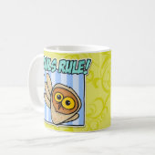 Eulenregel Kaffeetasse (Vorderseite Links)