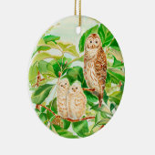 Eulenschmuck Keramik Ornament (Rechts)