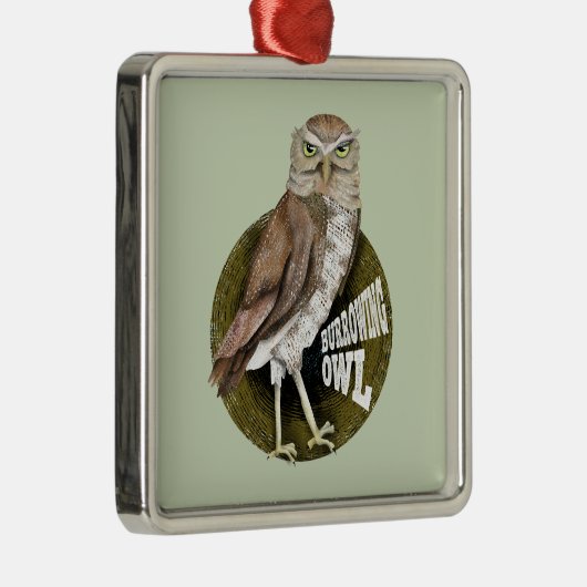 Eulenschwalbe Ornament Aus Metall (Rechts)