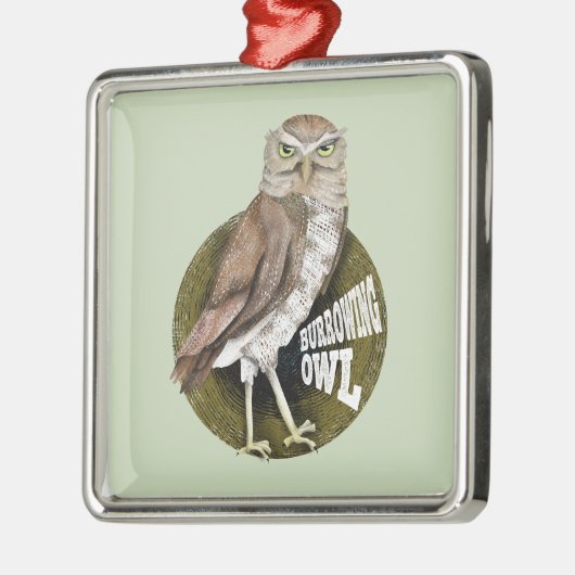 Eulenschwalbe Ornament Aus Metall (Links)
