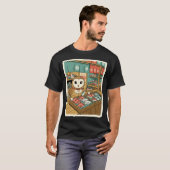 Eulenschwarm Fischmarkt Kawaii T-Shirt (Vorne ganz)