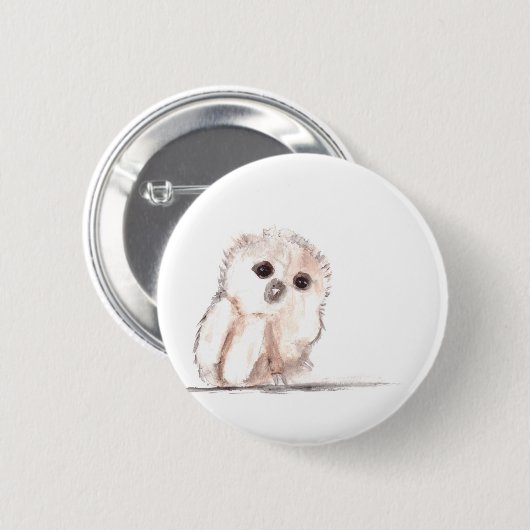 Eulenvogel Button (Vorne & Hinten)